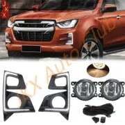 DRL LED Day Light Fog Lamp W/Wires For Isuzu D-max Hi-Lander 4x4 Pickup 20-2022
