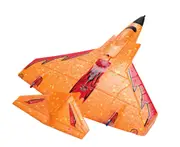 A01 Outdoor 3 In 1 Aircraft Model Toy Sea Land and Air Remote Control Aircraft 300M Height Unmanned Aerial Vehicle with Light-Orange