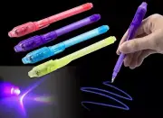Magic Invisible Ink Pen Marker with UV Black Light LED