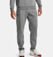 Under Armour Men's Rival Fleece Pants - Light Heather Gray - Medium (NWT)