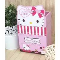 在飛比找Yahoo!奇摩拍賣優惠-小花花日本精品♥ Hello Kitty疊疊樂造型收納盒 置