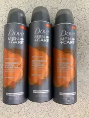 3-Dove MenCare Energizing Dry Spray Antiperspirant 48HR Turmeric Mandarin 3.8 Oz