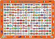 Little Wigwam Flags and Capitals Placemat, Multicolour