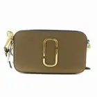 MARC JACOBS The Snapshot leather camera bag Shoulder bag Saffiano leather W zip