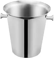 Ice Bucket Stainless Steel Material Ice Buckets Glossy and Bright Ice Buckets for Parties, 5L Champagne Bucket for Christmas Party, Backyard Barbecues, Outdoor Bar Use Keeps Ice Cold & Dry