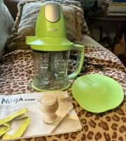 Ninja Storm Food Processor Blender Bright Green 400W Kitchen Appliance QB750Q2