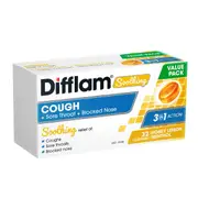 Difflam Soothing Cough Sore Throat & Blocked Nose Lozenges 32 pack