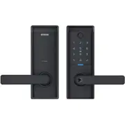 Schlage Ascent Smart Enterance Lever Lock - Black Fingerprint / Keyboard / Key Tag / App Control / (Remote accessusing Schlage Wi-Fi Bridge BZ100 sold seprate) [SREASC02B]