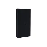 Clipsal Saturn Zen Grid and Plate Assembly 1 Gang Zen Black Less Mech - Z4061VH-ZB