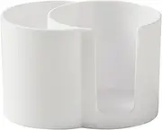 Cotton Swab Holder - Cotton Swab Storage Box | Round Double Hole Swab Container | Yarn Holder Container | Cotton Dispenser | Portable Wire Picker Holder | Fi Container