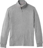 Fair Harbor The Larchmont Seawool Quarter-Zip Men's All-Season Seawool Outerwear Heat-Regulating and Moisture-Wicking