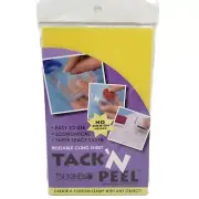 Tsukineko Tack 'N Peel Reusable Cling Sheet - Create A Custom Stamp 4x6.5