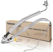 A-Premium Power Steering Pressure Line Hose Assembly Replacement for Hyundai Santa Fe 2007-2008 Pump To Rack Both Upper And Lower