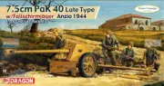 DML6250 1:35 Dragon 7.5cm PaK 40 Late Type w/ Fallschirmjager Anzio 1944