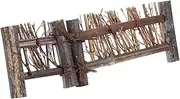 BESPORTBLE Bamboo Screen Fence Mini Garden Privacy Barrier for Bonsai Micro Landscape