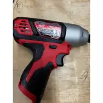 花電 全新公司貨 米沃奇  MILWAUKEE  M12 BID-0 12V 衝擊起子機 單主機