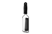 Microplane Gourmet Fine Grater Stainless Steel Lemon Lime Orange Zester Black