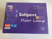 Sotipevs RGB Floor Lamp with Remote Control, 65" LED Corner Lamp Works with Alex