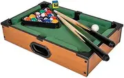 Mini Pool Table - Mini Tabletop Portable Billiards Game for Adults, Kids, and Toddlers - Single Set
