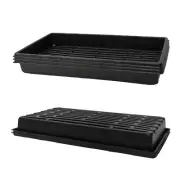 Plastic Seedling Trays 5-Pack for Microgreens Indoor Gardening 21.6"x11.2"