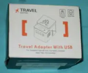 Universal Travel Plug Adapter Outlet Converter With 4 USB Power Charging Ports