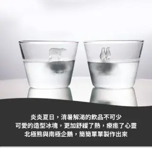 夏日解渴【北極熊 南極企鵝 製冰盒】製冰膜 製冰器 超可愛療癒小物 冰塊製作 造型冰 冷凍庫 動物造型 剉冰 飲料 刨冰