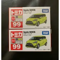 在飛比找蝦皮購物優惠-Tomica 99 Toyota SIENTA 新車貼