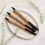 ANGEL & DOVE Set of 3 Kraft 'Share a Memory' Ballpoint Remembrance Pens - Funeral Condolence Book or Journal
