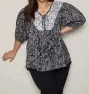 18 Smock Top / Blouse / Tunic - Cool & Comfy Viscose Fabric - NWT by AUTOGRAPH