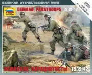 Zvezda 1:72 German Paratroops ~ Snap Kit