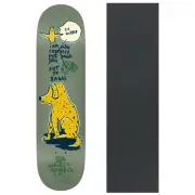 Krooked Skateboard Deck Worrest Not Yo Dog 8.25" x 32" With Grip