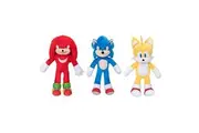 Sonic The Hedgehog 2 9-Inch Plush Collectible Toy 3-Pack