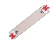 C354 Christmas Decorations Imitation Linen Snowman Table Runner Table Dress Up Tablecloth Scene Atmosphere Layout