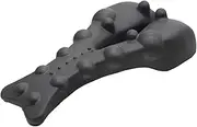 Ｂｅｓｇａ Neck Stretcher Massager Cervical Massage Muscle Tension Trapezius Point Massager Upper Back Pressure Point for Bed Home Car, black