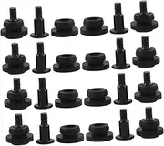 HOMSFOU 30pcs Hard Disk Drive Mounting Screws Anti-Vibration SSD Screws for 2.5 Inch Computer Fasteners for Data Centers Laptops PC