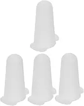 TIDTALEO 4pcs Piping Tip Covers Replaceable Silicone Nozzle Protectors for Cake Decorating Prevent Drying Maintain Icing Quality Essential Baking Accessories for Organized Kitchen
