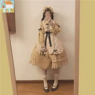 � 爆款熱銷 洛麗塔 洋裝 lolita全套 宮廷風 可愛軟妹lolita 連衣裙蘿莉塔套裝 經典版型