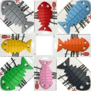 Cable Fish Wire and Cord Wrapping Organizer - 12 Color Options