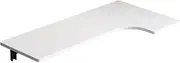 Wall Mounted L-Shape Corner Desk, Fold Down Drop Leaf Tables,Floating Laptop Desk,for Small Spaces Study, Bedroom, Bathroom Or Balcony(White,90 * 60 * 40 * 30)