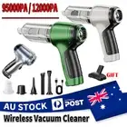 95000PA Wireless Mini Car Vacuum Cleaner Handheld Vaccum Dust Blow Power Suction
