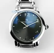 DAVID YURMAN STAINLESS STEEL & STERLING SILVER WATCH NEW BOXED $2600 SWISS MADE