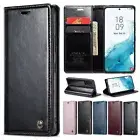 Flip Leather Wallet Phone Case For Samsung S8 S9 S10 S20 S21 S22 S23 Note 10 20