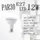 E27 LED燈泡 PAR30 12W【數位燈城 LED Light-Link】PAR20 / PAR38