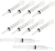 GETAJGHSD 10Pcs Plastic Injector for DIY Craft and Pet Feeding Accurate Scale Liquid Injector for Laboratory Experiments and Glue Application Non Deformable Design