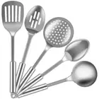 5pcs Ergonomic Turner Spatula Spoon Practical Kitchenware Set Household