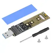 Aluminum M.2 NVME SSD to USB 3.1 Adapter for PCIe NVMe based M Key B+M Key SSD N
