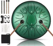 Steel Tongue Drum 11 Note 6 Inches D-Key Tank Drum Handpan Drum Panda Balmy Drum