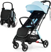 Lightweight Baby Stroller, Compact Travel Pram for Airplane, Infant Toddler Stro