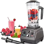 Household Blender, Multi-Function Juicer, Soybean Milk Machine, Wall-Breaking Machine 6 Blade Cutting 2L Capacity Waterproof Heat Dissipation (220V)
