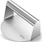 Burger Press, round Heavy-Duty Cast Iron Smash Bacon Press Meat Steak